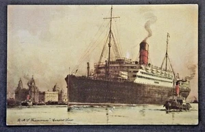 Cunard Line R.M.S. "Franconia" Sunk in WWI FREE SHIPPING - Picture 1 of 2