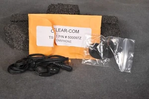 Clear-Com TS-1 Monaural IFB Talent Earphone Earpiece 3.5mm (1/8") mini jack - Picture 1 of 4