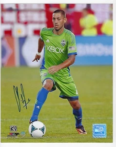 Seattle Sounders Clint Dempsey AUTO 8x10 Foto Steiner Sports Zertifikat manipulationssicher - Bild 1 von 2