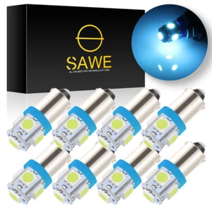 8 x SAWE Ice Blue T11 BA9S T4W H6W 363 57 5-SMD LED Light Bulb Lamp for Dome Map - Picture 1 of 5