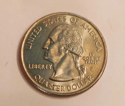 2006 P North Dakota BU- Die Crack and Chip on the Bottom of the Neck Over WC - Image 1 of 4