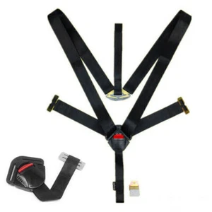 Baby Car Seat Belt 5 Point Safety Harness with Locking Buckle Straps Universal - Picture 1 of 17