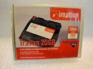 Imation 20GB/10GB TR-5 Travan NS Data Tape Cartridge NS20 - NEW in Sealed Case - Picture 1 of 2