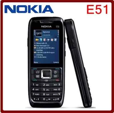 Unlocked Nokia E51 3G WifI GSM AT&T Telstra etc English Arabic Russian Keyboard - Image 1 of 4