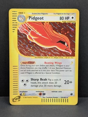 Pidgeot 023/165 Expedition Base Set Holo Rare Pokemon TCG Nintendo NM - Image 1 of 4