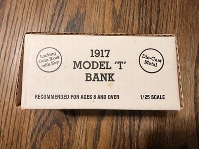 ERTL Diecast TRUST WORTHY Hardware Bank W/key 1917 FORD MODEL T VAN 1:25 - Image 1 of 4