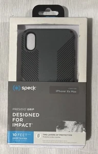 Speck Presidio Grip Graphite Charcoal Gray Phone Case Cover Apple IPhone XS Max - Picture 1 of 1