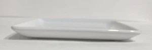 Pampered Chef Simple Additions WHITE Square 10" Plate - Picture 1 of 2