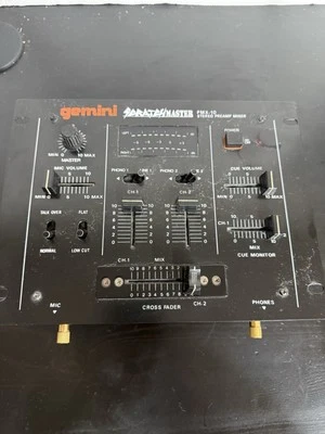 Gemini Scratch Master PMX - 10 preamplificadores estéreo mezcladores con adaptador de aire acondicionado Foto 1 de 4