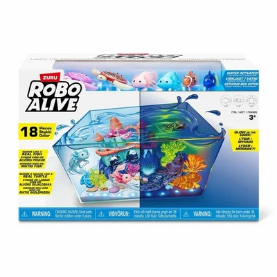 OPEN BOX  Robo Alive Light Up and Glow In The Dark Aquarium Set (3+ Years) - Image 1 of 4