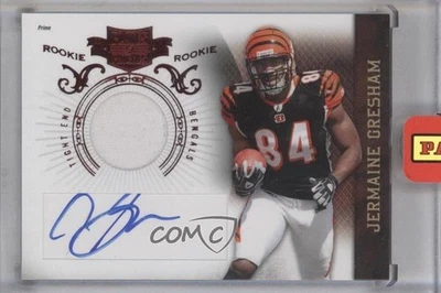 2010 Panini Plates & Patches /699 Jermaine Gresham #218 Rookie Auto RC - Image 1 of 2