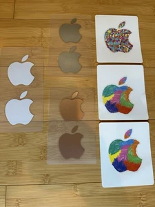 Apple Stickers from Gift Cards, MacBooks and Phones - Afbeelding 1 van 1