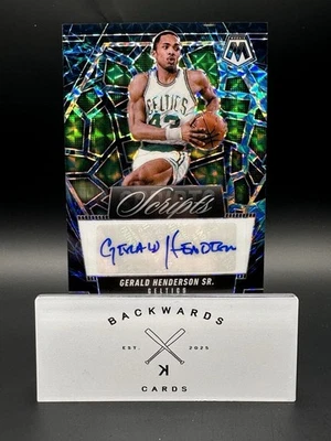 2024-25 Panini Mosaic Scripts Genesis Prizm Gerald Henderson Sr #MS-GHS automático - Imagem 1 de 3