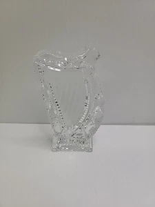 Beautiful WATERFORD IRISH HARP Crystal Figurine Paperweight 5" EUC - Picture 1 of 6
