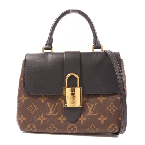 LOUIS VUITTON（LV） Borsa a tracolla Louis Vuitton LV GHW Locky BB 2 vie M44141 monogramma marrone nero