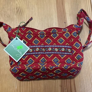Vera Bradley VILLA RED Amy Convertible Crossbody Bag Adj. Shoulder Strap - NWT! - Picture 1 of 5