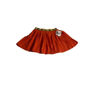 Girls Disney Minnie Mouse Orange Skirt with Character Waistband Detail, Size 7/8 - Picture 1 of 6