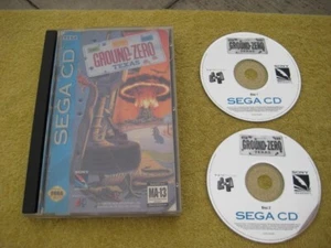 Ground Zero Texas (Sega CD, 1993) Complete case in poor shape - Picture 1 of 6