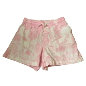 XXL (14-16) Gap Kids Elastic Waist Drawstring Girls Shorts Pink White - Picture 1 of 13