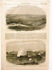 Harper's Weekly Page Civil War Nashville Fortifications Ironclad "Neosho" 1864