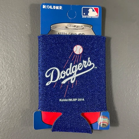 Los Angeles Dodgers MLB Baseball Insulated Bottle Sleeve Glitter Team Logo Sport Cover