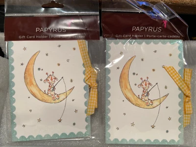 2 Portatarjetas de Regalo Infantil Papiro *NUEVO/SELLADO EN PLÁSTICO* BT5 Foto 1 de 4