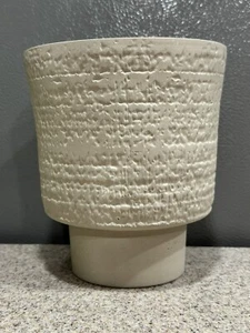 Borralheira Ceramics Natural Color Textured Pottery Planter Made Portugal HTF - Picture 1 of 7