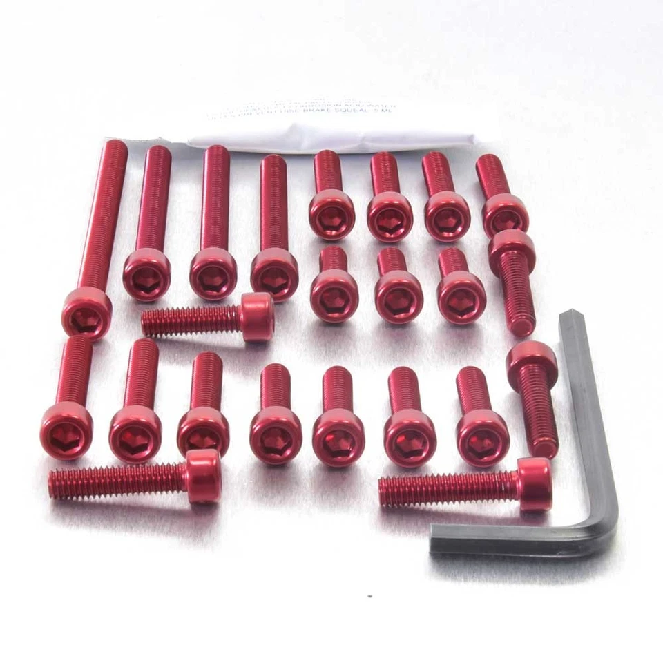 Honda XR650 R 00+ Red Engine Screw Kit - Image 1 of 1