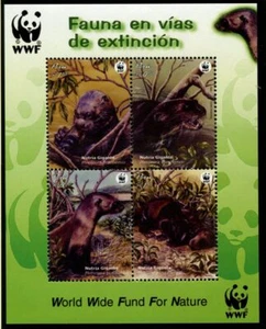 Hoja miniatura PERÚ - 2004 WWF 'OTTER GIGANTE' MNH [E7383] - Imagen 1 de 1