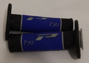 Motorcycle Grips ProGrip 790 7/8" MX Triple Density Blue/Black/Gray new - Imagen 1 de 1