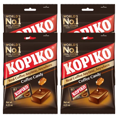 Kopiko Coffee Candy 4.23 oz Bag Hard Coffee Candy 4pk by US SELLER - Image 1 of 3