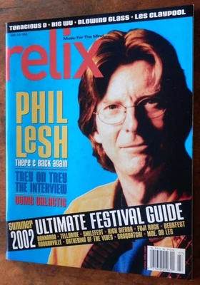2002 Magazine relix MagazinePhil Lesh PHISH GRATEFUL DEAD h8 - Image 1 of 4