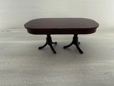 Ideal Cherry Finish Furniture Doll House Dining Room TABLE - Image 1 of 4