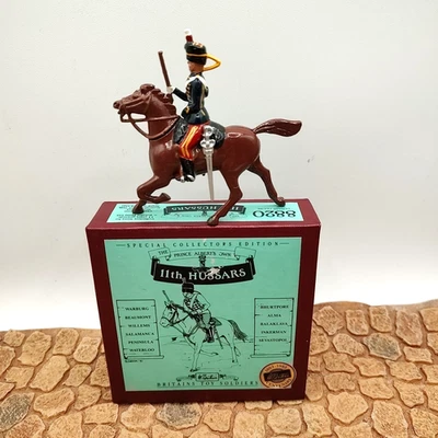 Britain's Toy Soldiers Prince Albert's Own 11th Hussars #8820 Figure Horseback - image 1 of 4