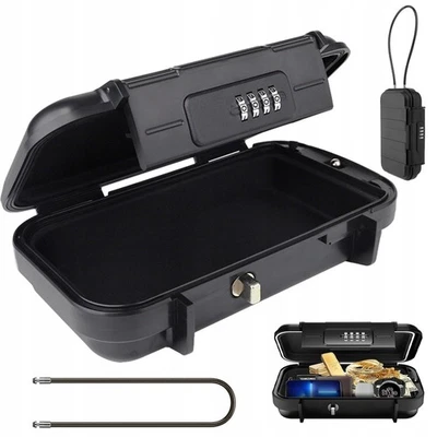 Sicherheitsbox Mini-Safe Reisetresor wasserdicht Mini-Tresor Autosafe tragbar DE - Bild 1 von 4
