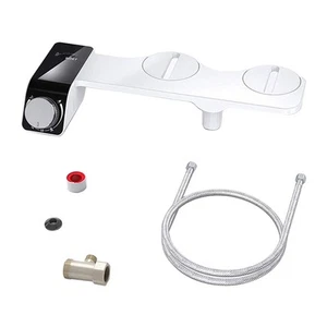 Bidet Attachment Ultra-Slim Toilet Nozzle Spiral Adjustable Water Pressure7636 - Picture 1 of 10