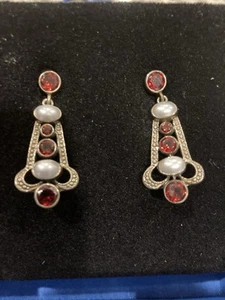 Beautiful Nicky Butler Dangle Sterling Earrings - Picture 1 of 6