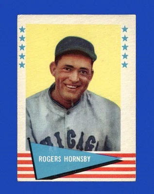 1961 Fleer Set-Break # 43 Rogers Hornsby VG-VGEX *GMCARDS* - Image 1 of 2