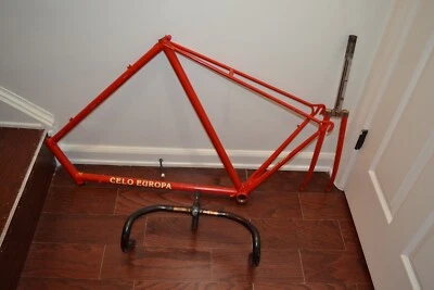 Vintage Celo Europa (Colnago) Frame, Fork, Bars and Stem - Image 1 of 4
