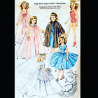 Vtg 50s Doll Clothing Pattern Wardrobe Clothes Sewing Pattern Simplicity 2162