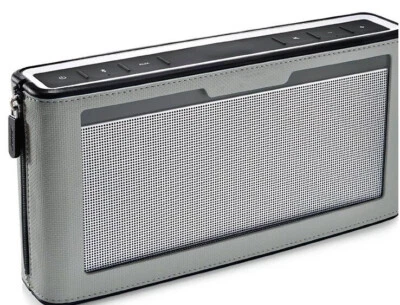 Travel Leather Pouch Scrachproof Cover Case Bag for Bose Soundlink III 3 Speaker - Image 1 of 4