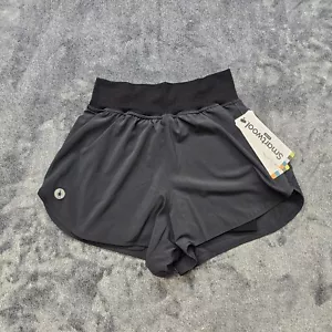 Smartwool Intraknit active Lined Shorts womens XS merino wool black outdoor NWT - Picture 1 of 14