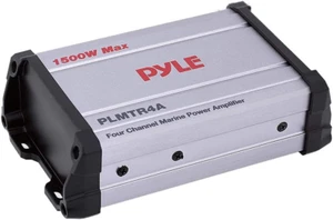 Pyle 1500W 4-Channel Marine Amplifier Receiver - Waterproof & Weatherproof Marin - Picture 1 of 12