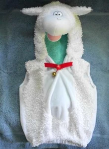 Baby Plush Lamb Costume 6-12 Months DRESS UP AMERICA - Picture 1 of 9