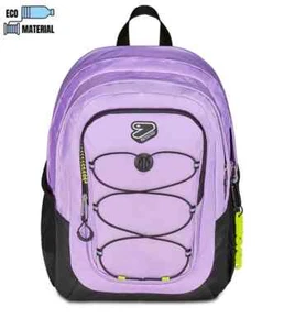 SEVEN TECH GRS LINE LILAC BACKPACK SCHOOL & LEISURE BY SEVEN - Picture 1 of 9