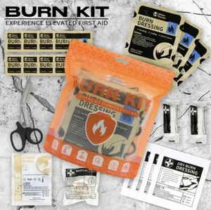 ***NEW***RHINO RESCUE BURN KIT, Trauma Kit, First Aid Hydrogel Wound Dressing - Picture 1 of 5
