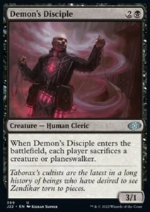 MTG Magic the Gathering Demon's Disciple (399/835) Jumpstart 2022 LP - Picture 1 of 1