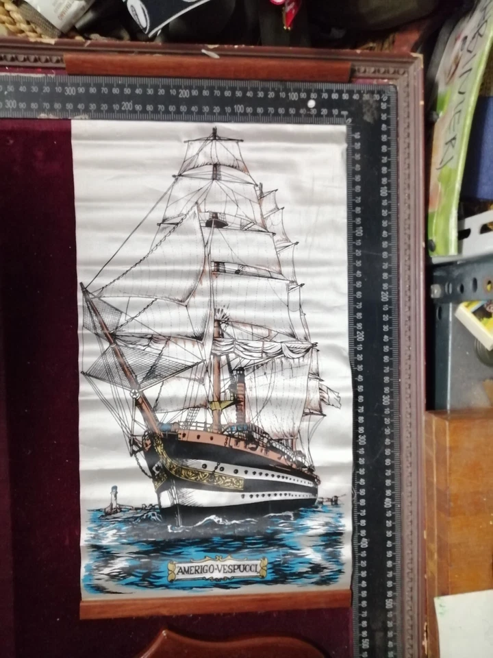 CREST MARINA MILITARE NAVE SCUOLA AMERIGO VESPUCCI RARITÀ! - Immagine 1 di 1