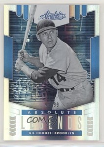 2020 Panini Absolute Absolute Legends Silver /99 Gil Hodges #AL2 HOF