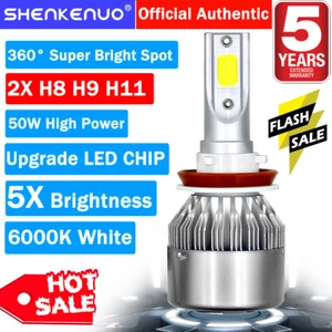 For 2013 2014 2015 2016 FREIGHTLINER Cascadia Truck Headlight LED Bulbs 6500K - Picture 1 of 13